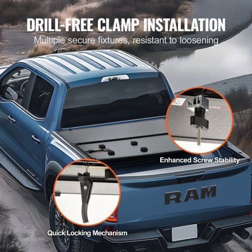 Vevor Tri-fold Tonneau Cover Ford F-250/F-350 1999-2024 Zdskchbxgzdsl0xpsv9
