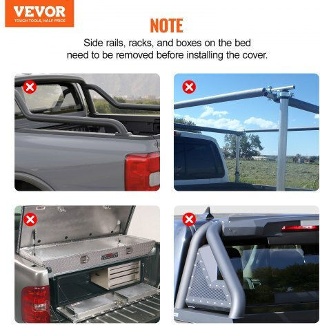 Vevor Tri-fold Tonneau Cover Ford F-250/F-350 1999-2024 Zdskchbxgzdsl0xpsv9