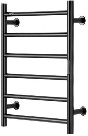 Vevor Electric Towel Rail 145W 61x50cm Black