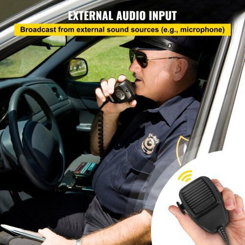 Sirena Auto Vevor 200W 7 Sunete Microfon Hhq200w7sdcz00001v0