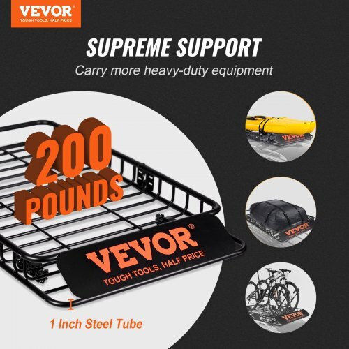 Vevor Roof Rack 64"x39"x6" Extension 200kg SUV Trucks Cdxljjy364396p5cvv0