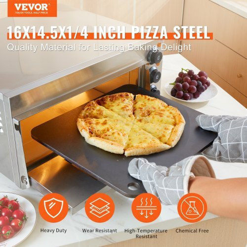 Vevor Baking Plate Pizza with Flat Surface 40.64x36.83cm