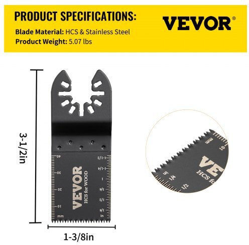 Vevor Multi - Werkzeugklingen 100 Stück BDGJDPG100PCSS199V0