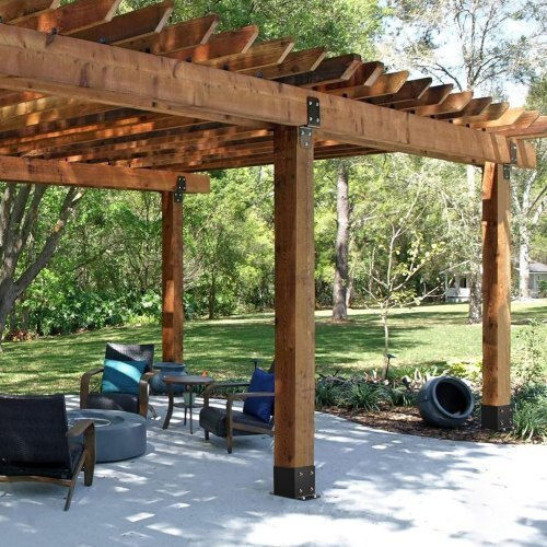 Vevor Basis für Gartenpergola aus 152.4x152.4cm 4Stück