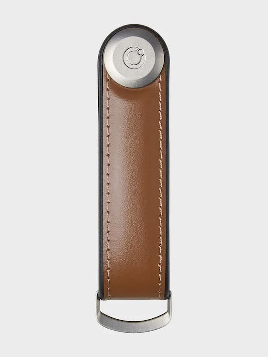 Orbitkey Κλειδοθήκη Δερμάτινη Καφέ