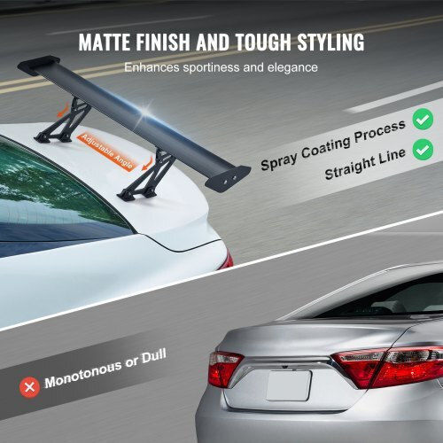 Adjustable Car Spoiler Vevor GT 43.3'' Tyxwylhjlhjdscp2hv0