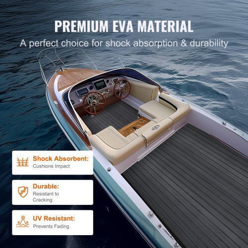 Vevor Plastikboden 6mm in Rolle mit Breite 3m (Preis pro m²)
