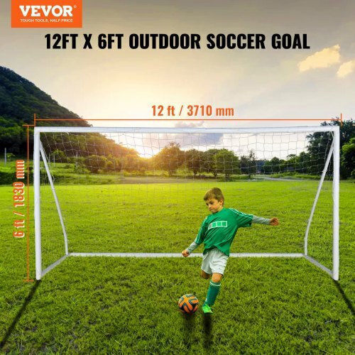 Vevor Football Goal 365.76x182.88x121.5cm