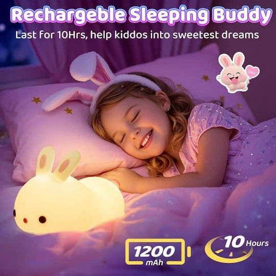 ForHome LED Kinder Dekorative Lampe mit Farbwechsel Weiß