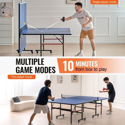 Vevor Πτυσσόμενo Τραπέζι Ping Pong Εσωτερικού Χώρου