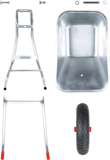 vidaXL Construction Cart Capacity 90L