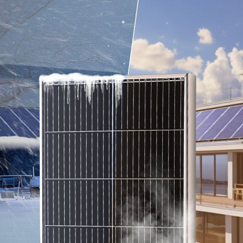 Vevor GDSDJTYNBDJ1MLOFJV9 Monocrystalline Solar Panel 100W 12V 1095x450x29mm