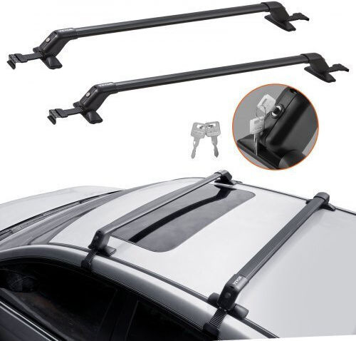 Vevor Universal Roof Bar Vehicles Without Rails Aluminum Lock Hgjtykllcdklot0k8v0