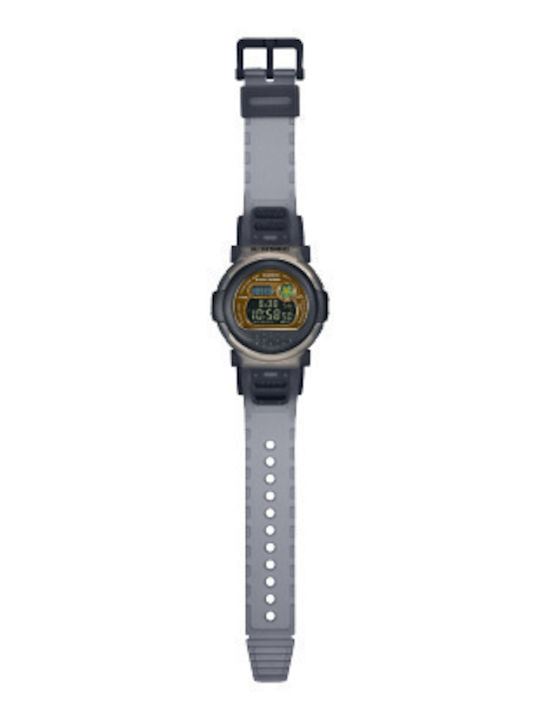 Casio G-shock Ceas Barbatesc Automat Cu Curea Din Cauciuc Albastră