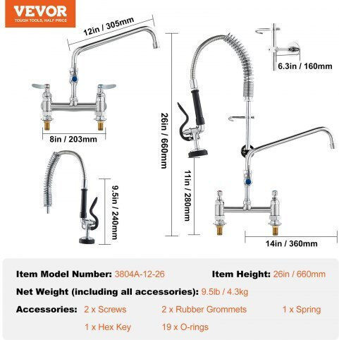 Vevor Commercial Use Spare Part H66cm