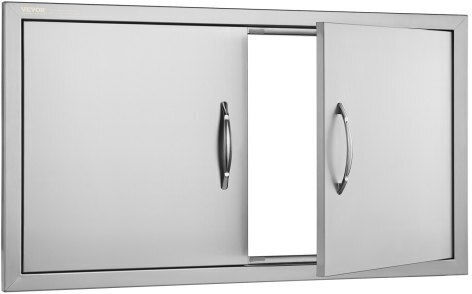 BBQ Door Vevor 863x482 mm Double Stainless Steel Outdoor Kitchen Smmbscjmys34xoa2hv0