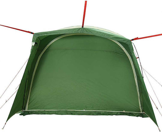 vidaXL Car Tunnel Camping Tent Green for 4 People 300x185x200cm