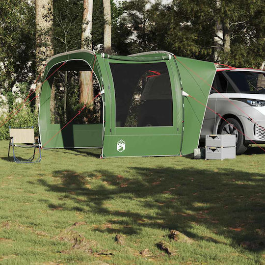 vidaXL Car Camping Tunnel Green 340x213x230cm