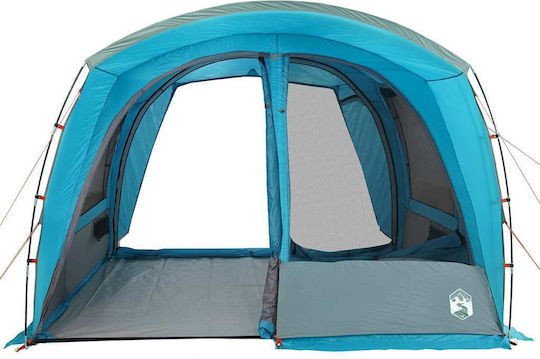 vidaXL Camping Tent Car Blue for 4 People 300x185x200cm