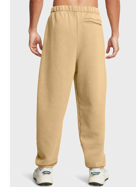 Under Armour Heavyweight Sweatpants without Elastic Beige