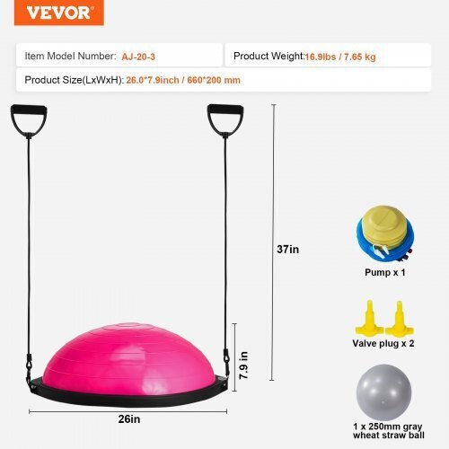 Vevor Balance Ball Rosa 1Stück