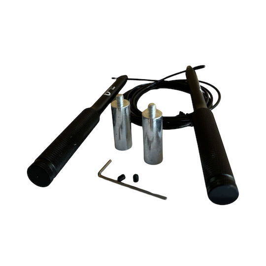 Wodproof Gear Σχοινάκι Ταχύτητας με Βάρος Μαύρο
