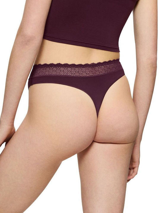 Triumph Feel Modal Women's String Bordeaux