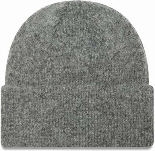 Cuff Beanie Beanie Knitted in Gray color