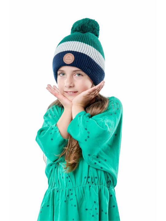 Beanie Unisex Σκούφος Πλεκτός σε Μπλε χρώμα