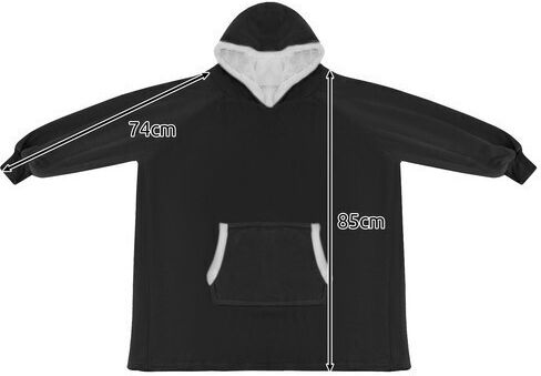 Xxl Sweatshirt Black Blanket Ruhhy 24403