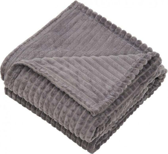 Heinner Διπλή 200x220εκ. Γκρι
