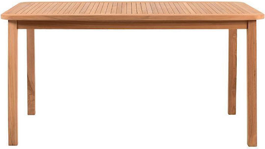 Τραπέζι Bali 140x80x75 Φυσικό Τραπέζι Bali 140x80x75 Φυσικό
