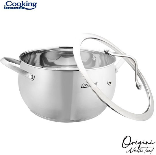 Heinner Βαθιά Ανοξείδωτη Κατσαρόλα 4.3lt / 22cm