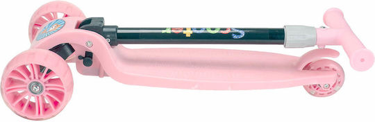 Action One Kids 3-wheel Foldable Scooter Balance Big Wheels Pink