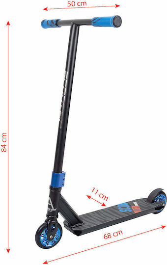 Action One Kids 2-wheel Foldable Freestyle Scooter Mad Blue