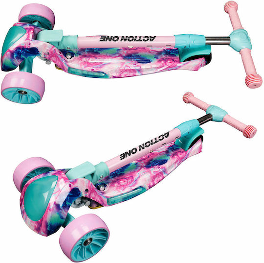 Action One Kids 3-wheel Foldable Scooter Glamour