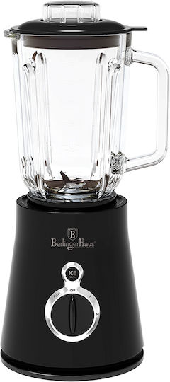 Berlinger Haus Blender with Glass Jug 1.5 lt 600W Black BH-9442