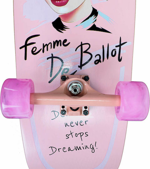 Action One Complete Shortboard Femme 75 X 23 Cm Pink