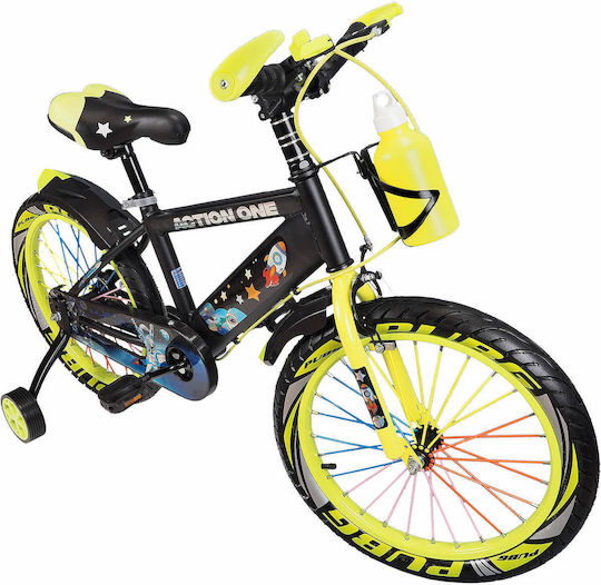 Action One 12" Kids Bicycle City Kiddo Neon Green