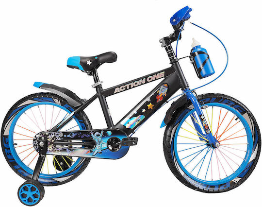Action One 18" Kids Bicycle City Nova Blue
