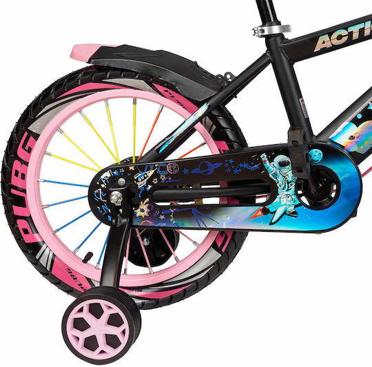 Bicicletă pentru copii Action One 16" City Genesis Roz