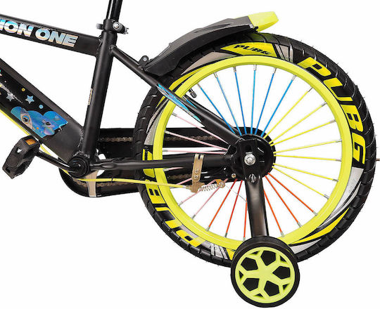 Action One 14" Kids Bicycle City Chameleon Neon Green