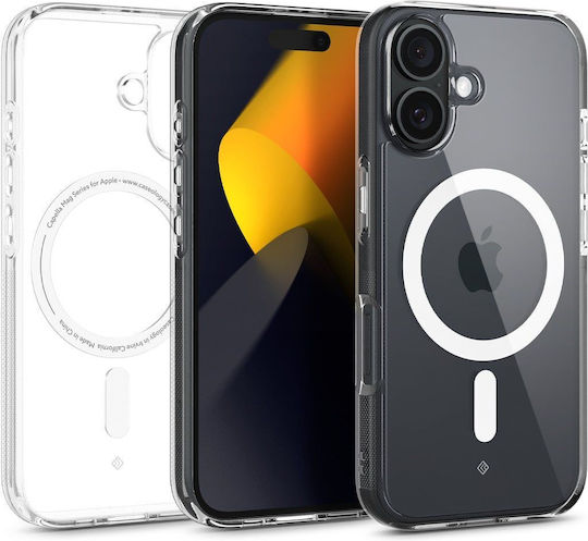 Caseology Back Cover Silicone / Plastic Transparent (iPhone 16)