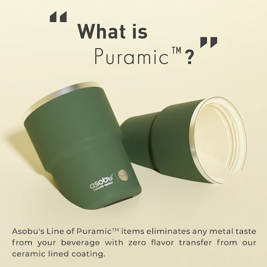 Asobu Ποτήρι Θερμός 360ml Πράσινο