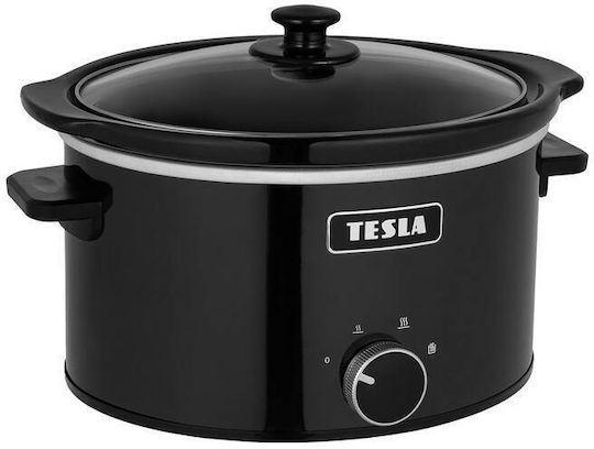 Tesla SlowCook S350 Бавно Готвещ Уред 200W с Капацитет 3.5л Черен