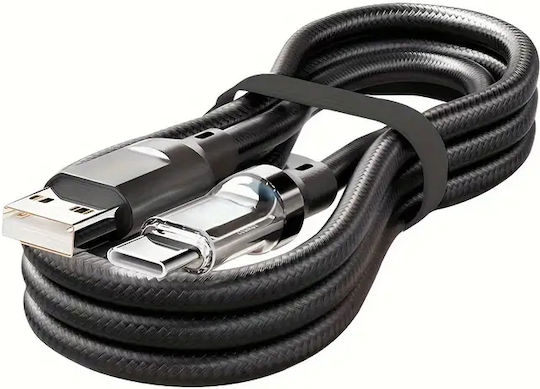 Panora LED USB 2.0 Cable USB-C Male - USB-C 100W PD Black 1m