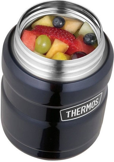 Thermos Δοχείο Φαγητού Inox Θερμός Γκρι 470ml