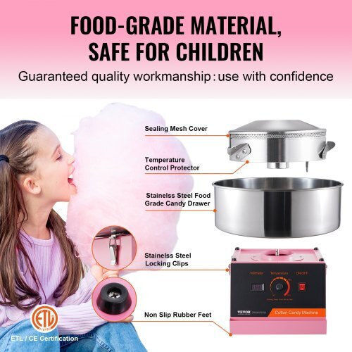 Vevor Commercial Cotton Candy Machine 1000W