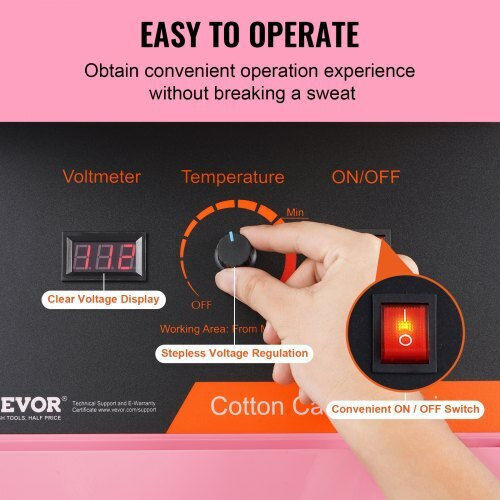 Vevor Commercial Cotton Candy Machine 1000W