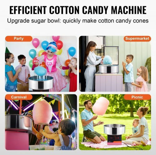 Vevor Commercial Cotton Candy Machine 1000W